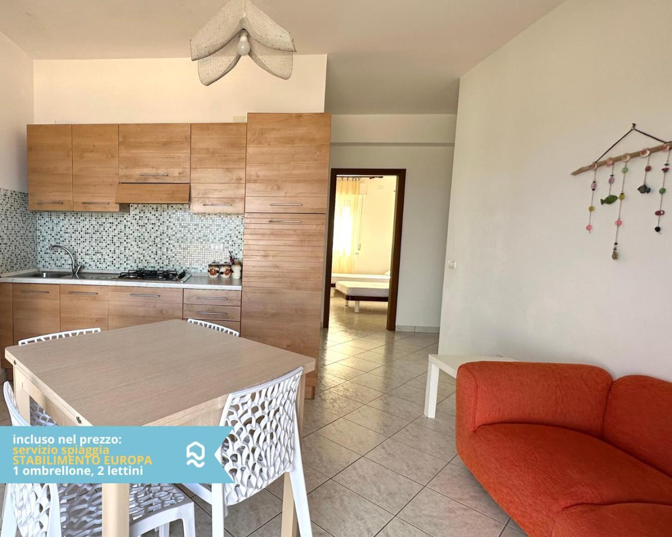 Rs321 - Marcelli, Trilocale Fronte Mare Con Spiaggia Inclusa 外观 照片