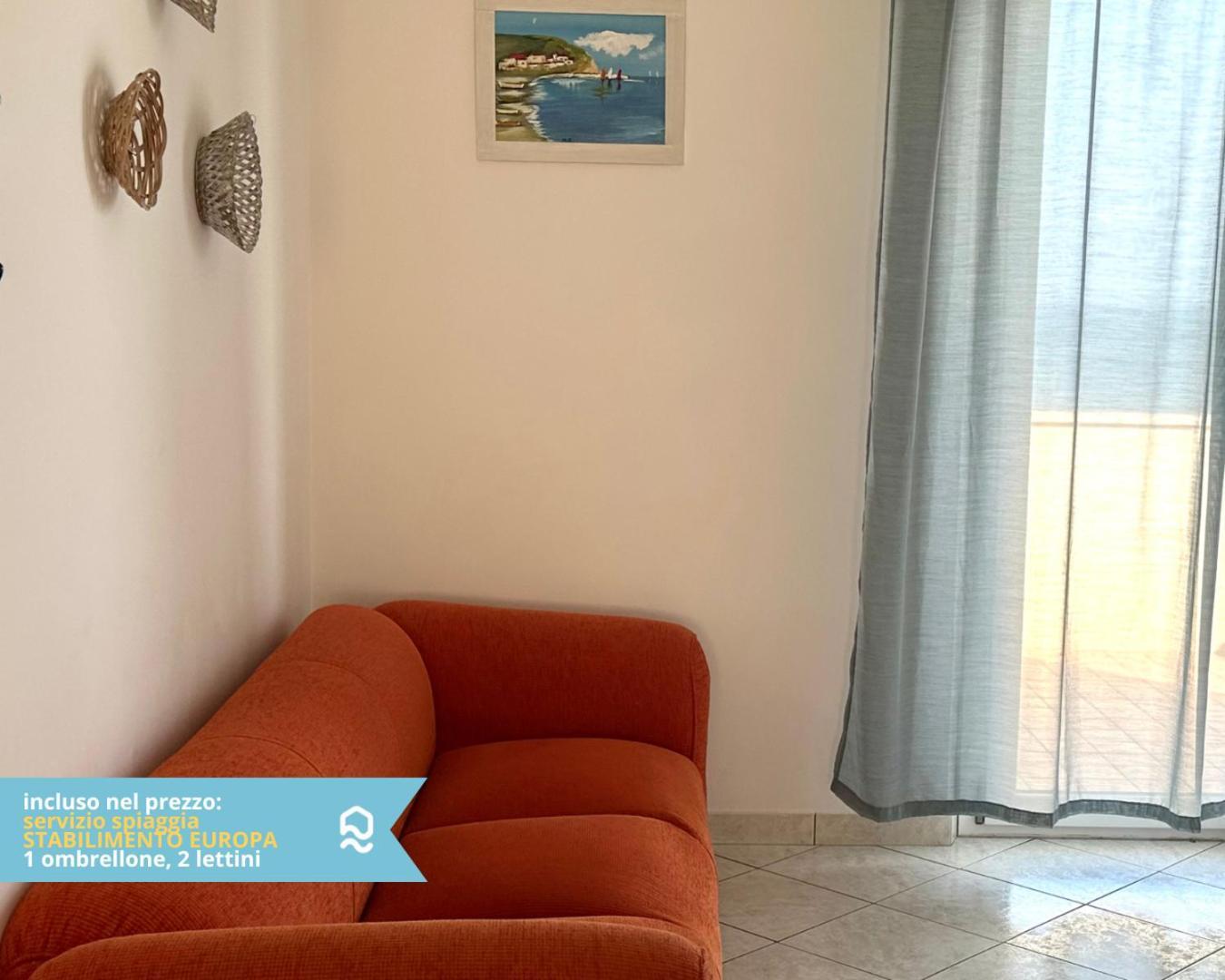 Rs321 - Marcelli, Trilocale Fronte Mare Con Spiaggia Inclusa 外观 照片